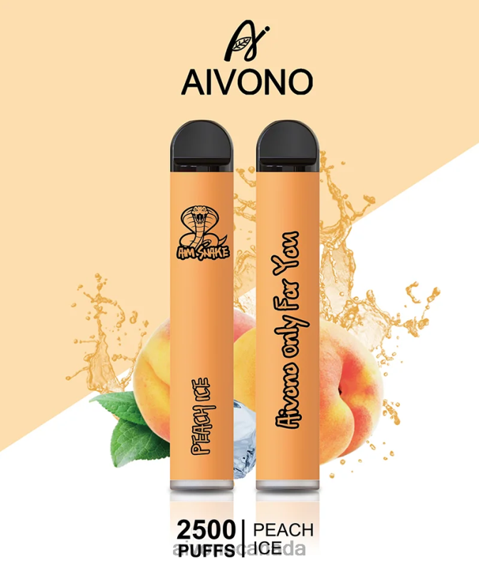 Aivono AIM SNAKE 2500 Peach Ice RBX2X316 - Aivono Canada