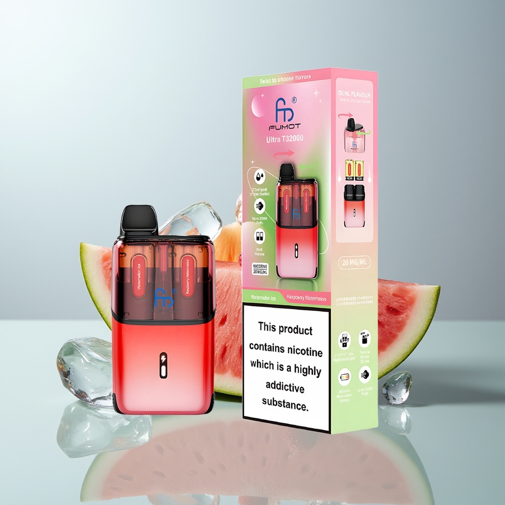Wholesale Canada Fumot Ultra T32000 32000 Puffs Type-C Fast Charging Watermelon Ice Raspberry Watermelon