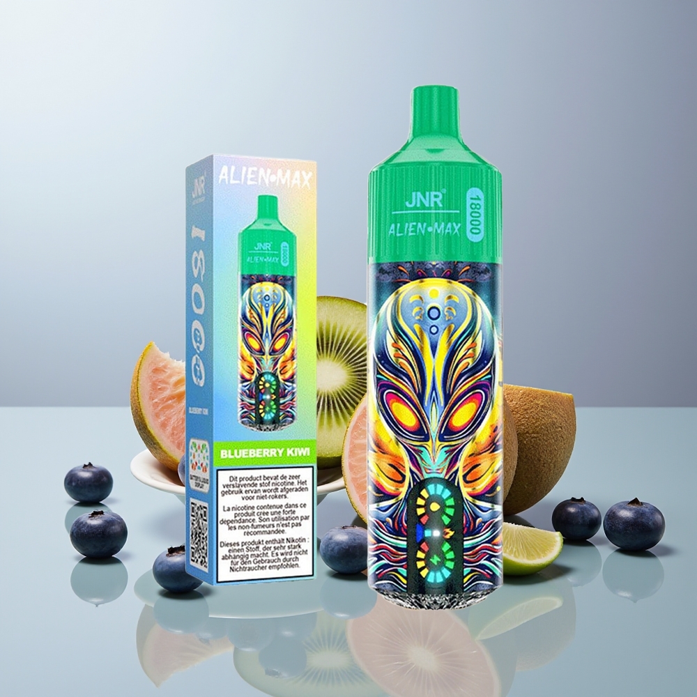Wholesale Canada JNR Alien Max 18000 Puffs Dual Mesh Blueberry Kiwi