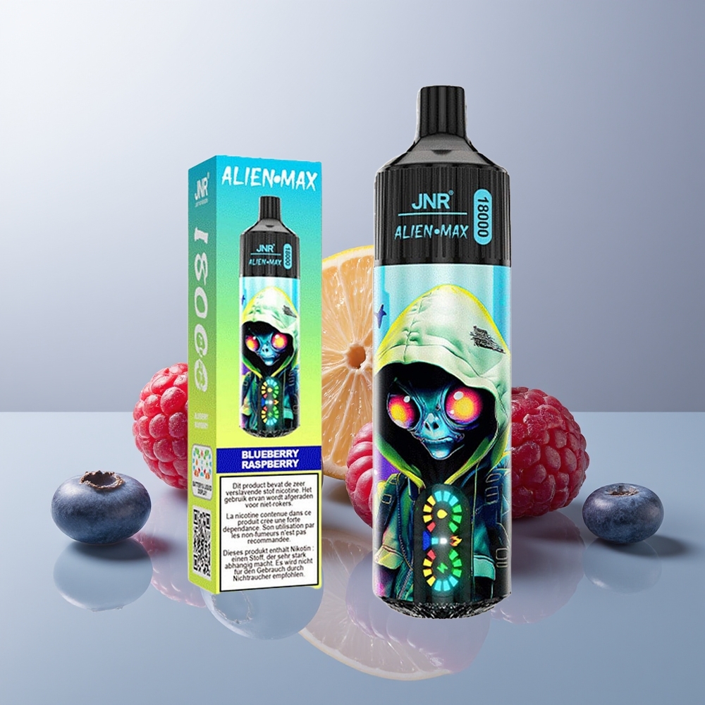 Wholesale Canada JNR Alien Max 18000 Puffs Dual Mesh Coil Blueberry Raspberry