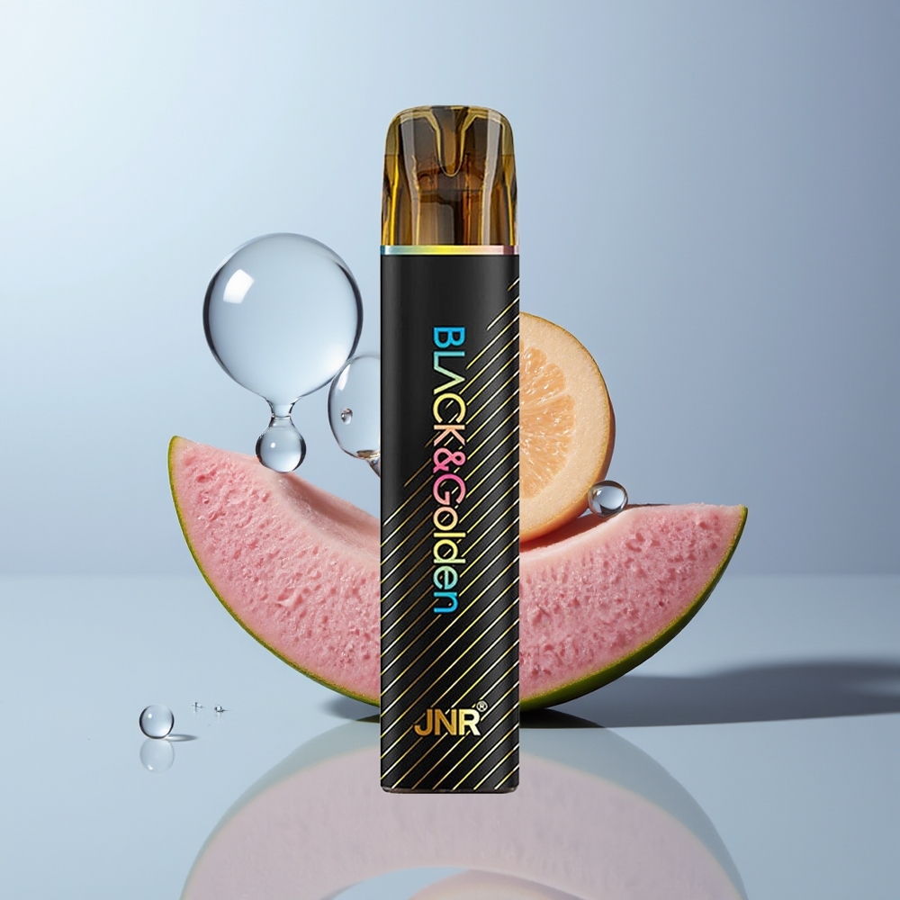 Wholesale Canada JNR Black&Golden 800 Puffs 550mAh Disposable Vape Blueberry Bubble Gum