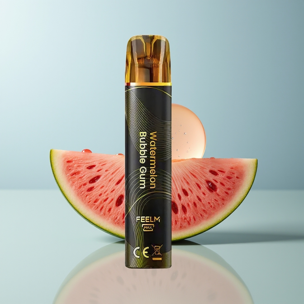 Wholesale Canada JNR Black&Golden 800 Puffs 550mAh Disposable Vape Watermelon Bubble Gum