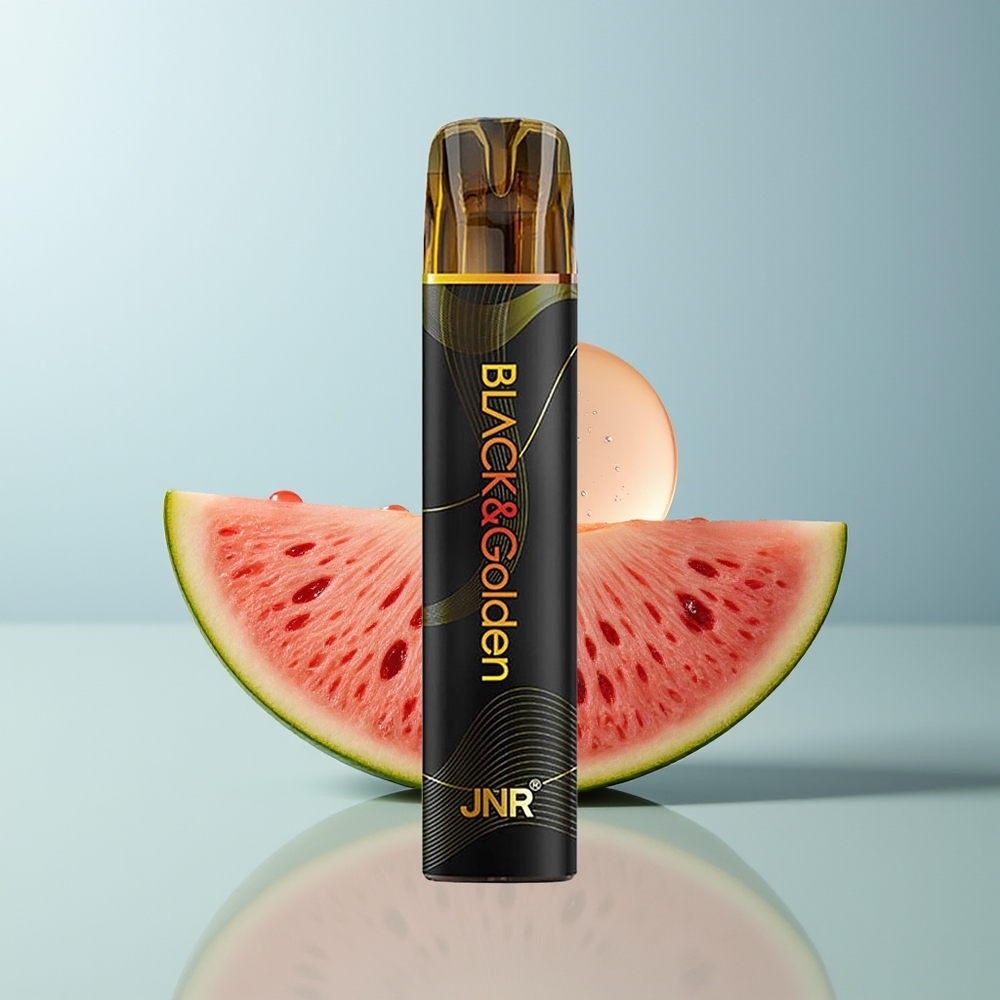 Wholesale Canada JNR Black&Golden 800 Puffs 550mAh Disposable Vape Watermelon Bubble Gum