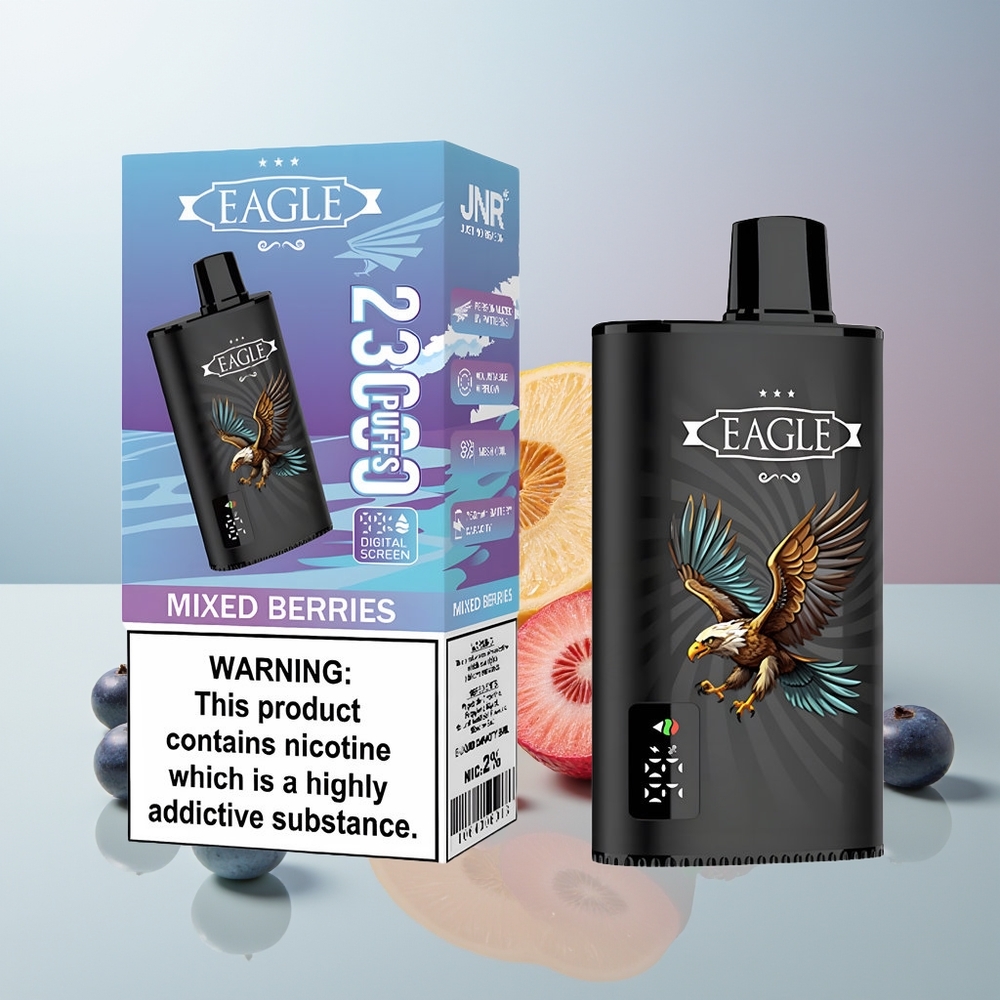 Wholesale Canada JNR EAGLE Smart 23000 Puffs Adjustable Airflow Mesh Coil Mixed Berries