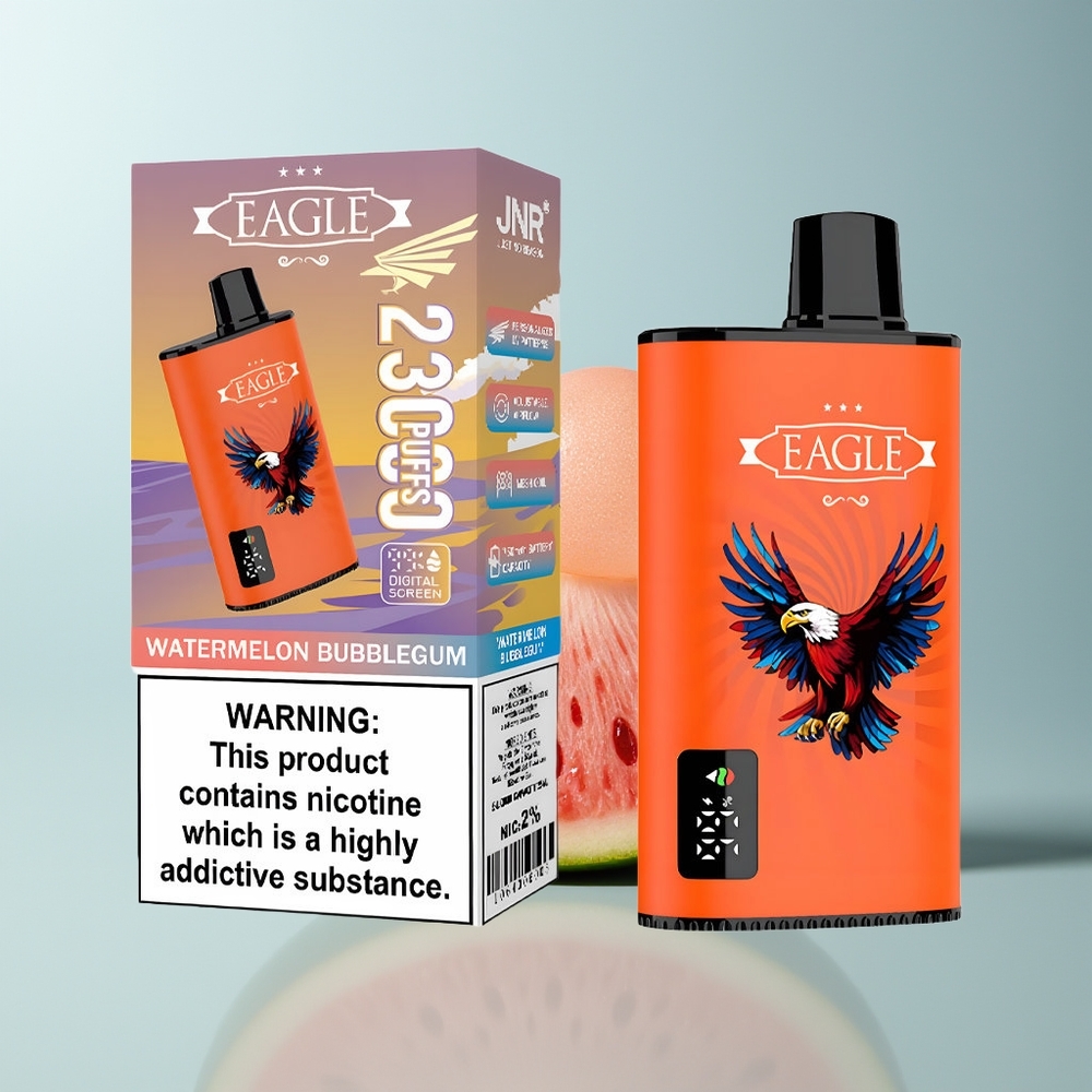 Wholesale Canada JNR EAGLE Smart 23000 Puffs Adjustable Airflow Type-C Watermelon Bubblegum