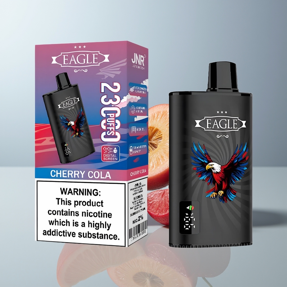 Wholesale Canada JNR EAGLE Smart 23000 Puffs Digital Screen Adjustable Airflow Cherry Cola
