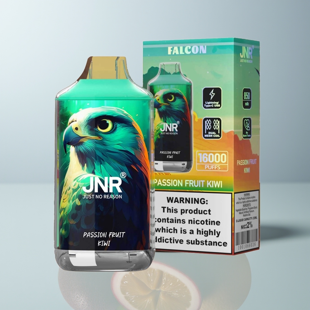 Wholesale Canada JNR Falcon 16000 Puffs 850mAh Passion Fruit Kiwi