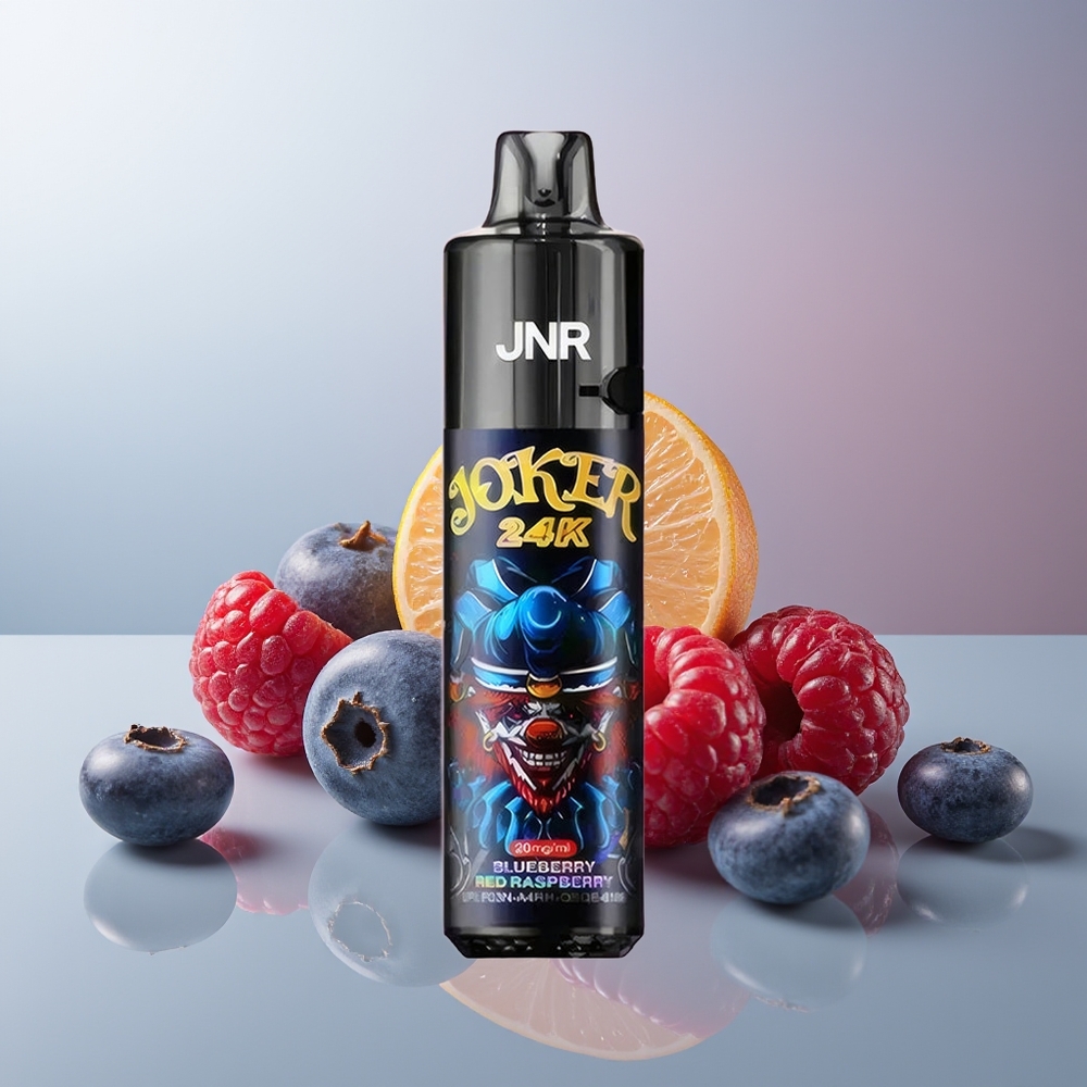 Wholesale Canada JNR Joker 24000 Puffs 800mAh Battery Blueberry Red Raspberry Disposable Vape