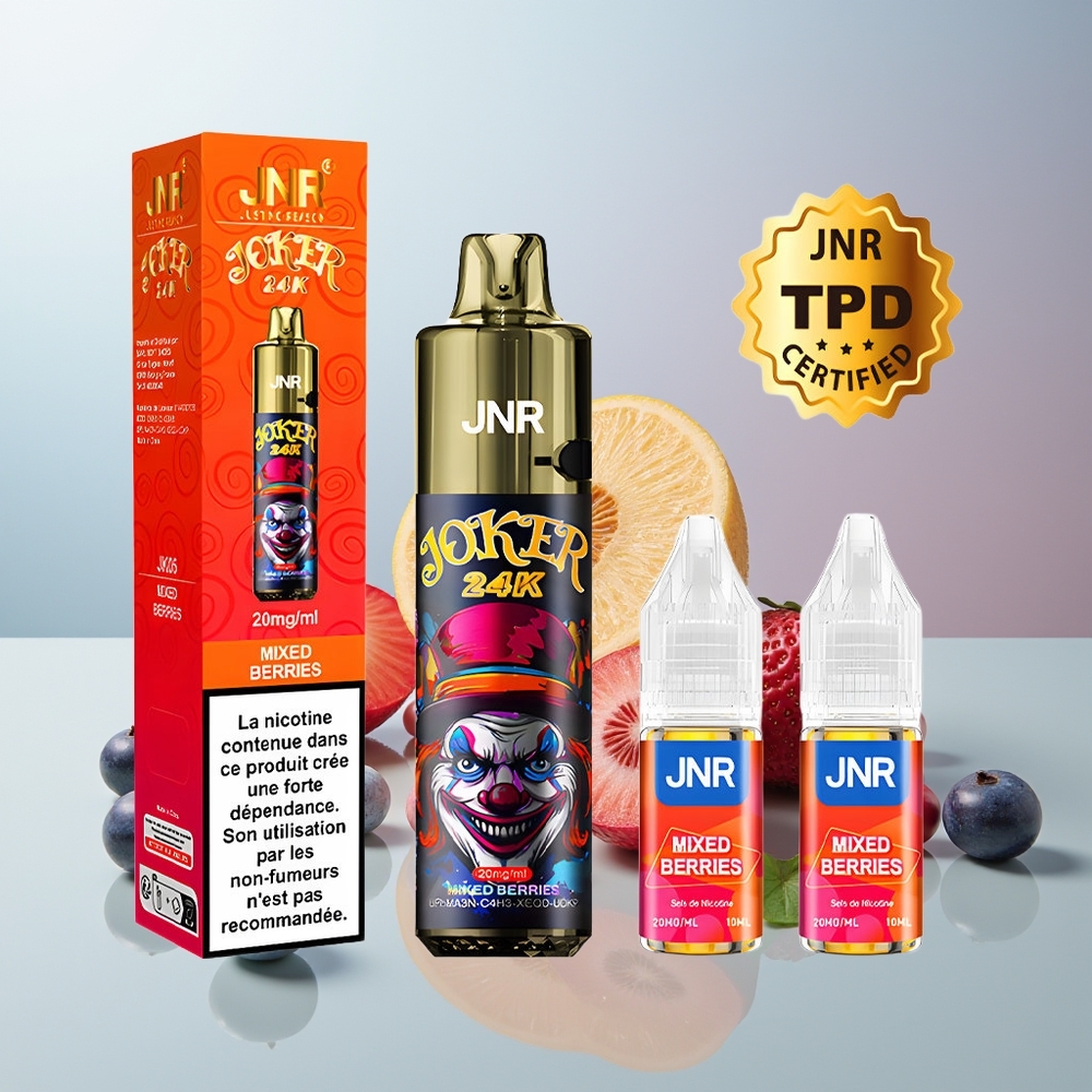 Wholesale Canada JNR Joker 24000 Puffs 800mAh Disposable Vape Mixed Berries