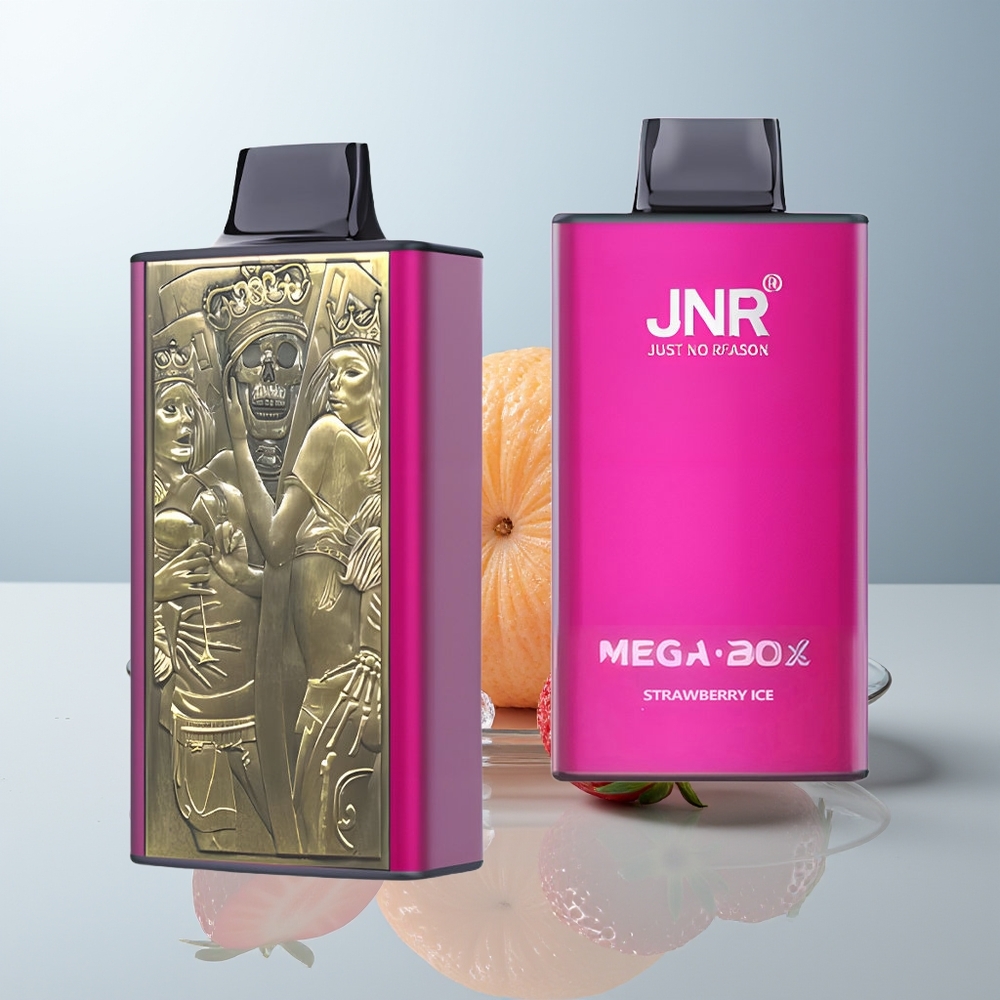 Wholesale Canada JNR Mega Box 25000 Puffs Dual Mesh Strawberry Ice