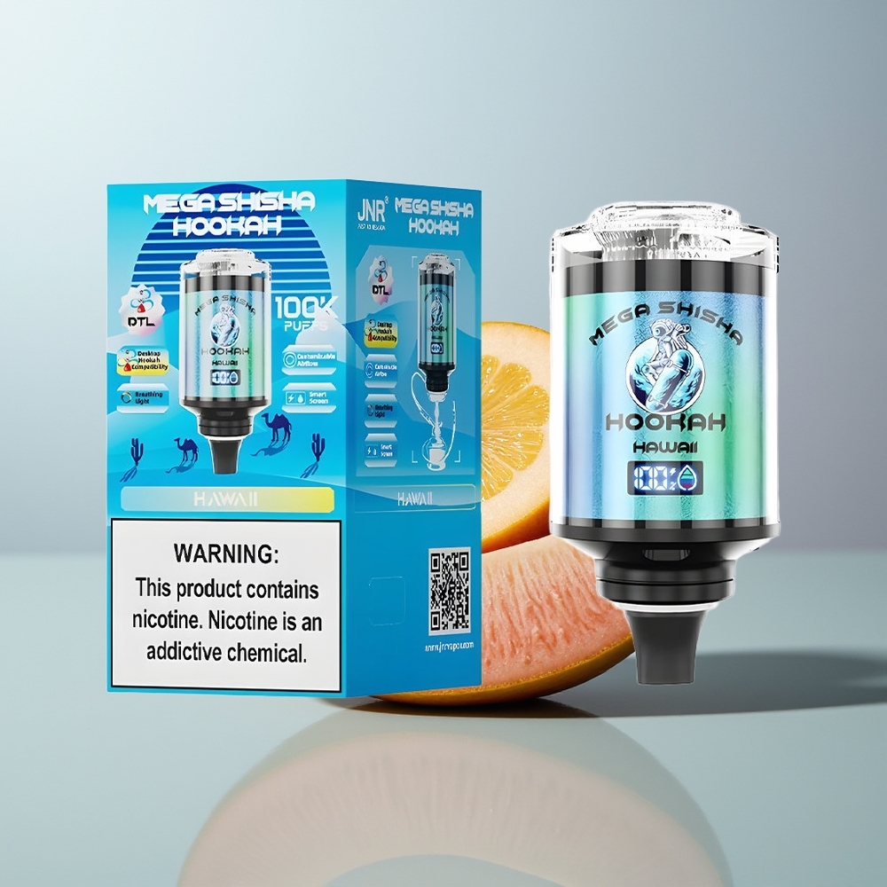 Wholesale Canada JNR Mega Shisha Hookah 100K 2200mAh Desktop Compatibility Hawaii