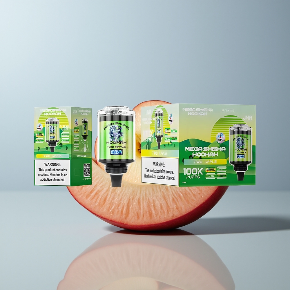 Wholesale Canada JNR Mega Shisha Hookah 100K Desktop Compatibility 2200mAh Two Apple