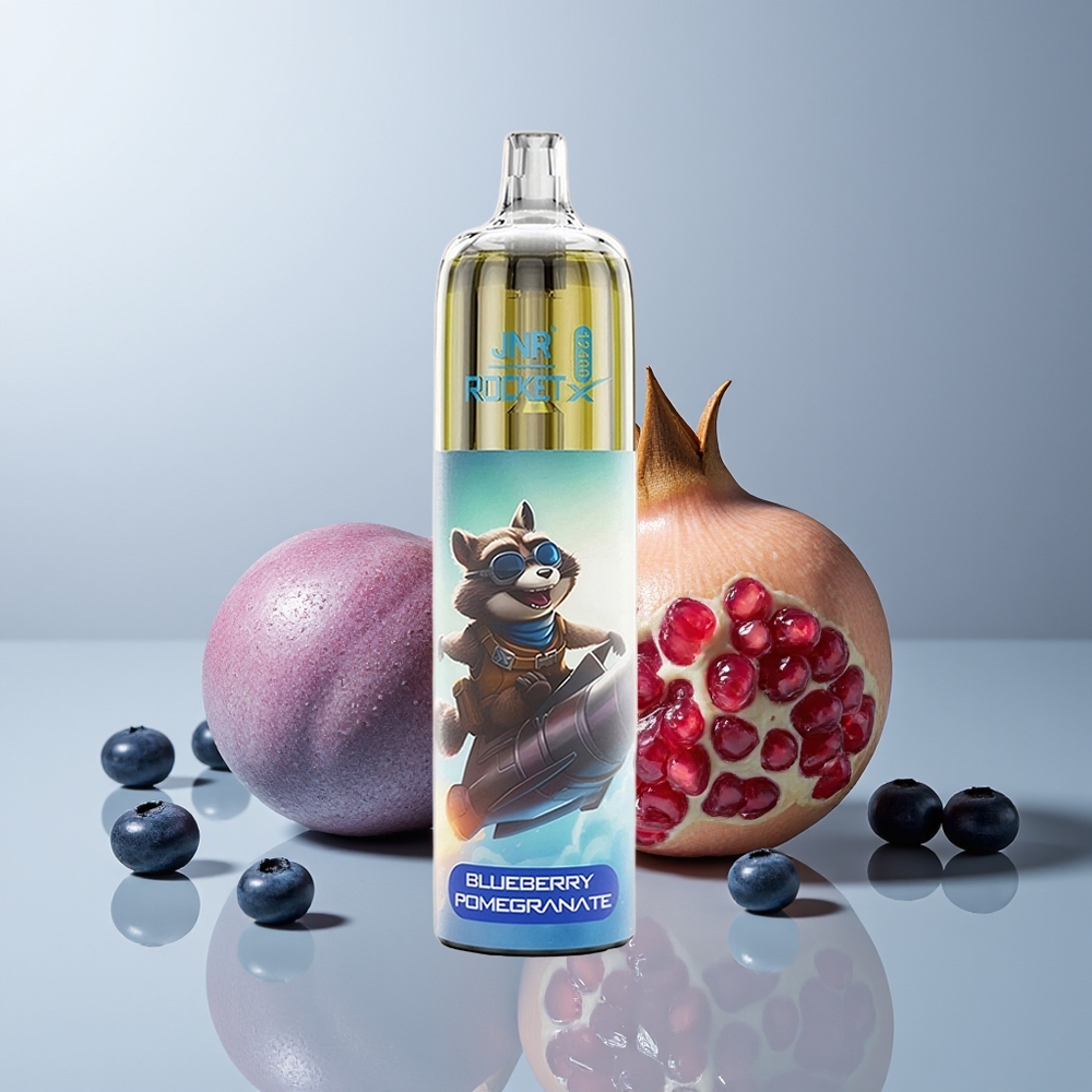 Wholesale Canada JNR Rocket-X 12400 Puffs Adjustable Airflow Type-C Quick Charge Blueberry Pomegranate