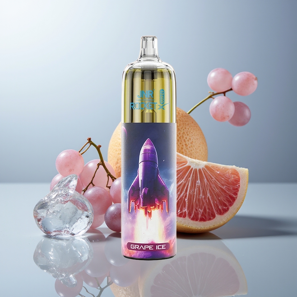 Wholesale Canada JNR Rocket-X 12400 Puffs RGB Lights Grape Ice Disposable Vape