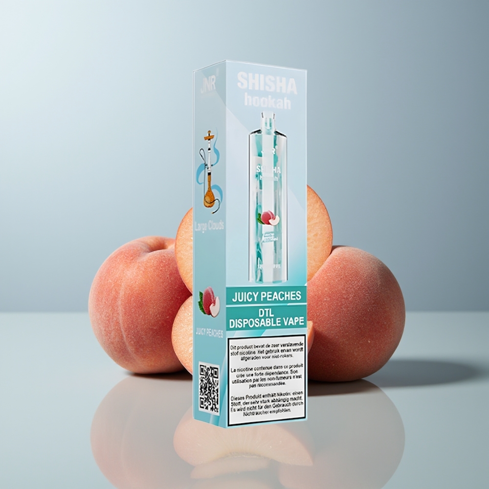 Wholesale Canada JNR Shisha Hookah 12000 Puffs 24ml Juicy Peaches