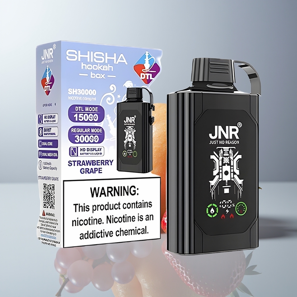 Wholesale Canada JNR Shisha Hookah Box 20500 Puffs 25ml Strawberry Grape