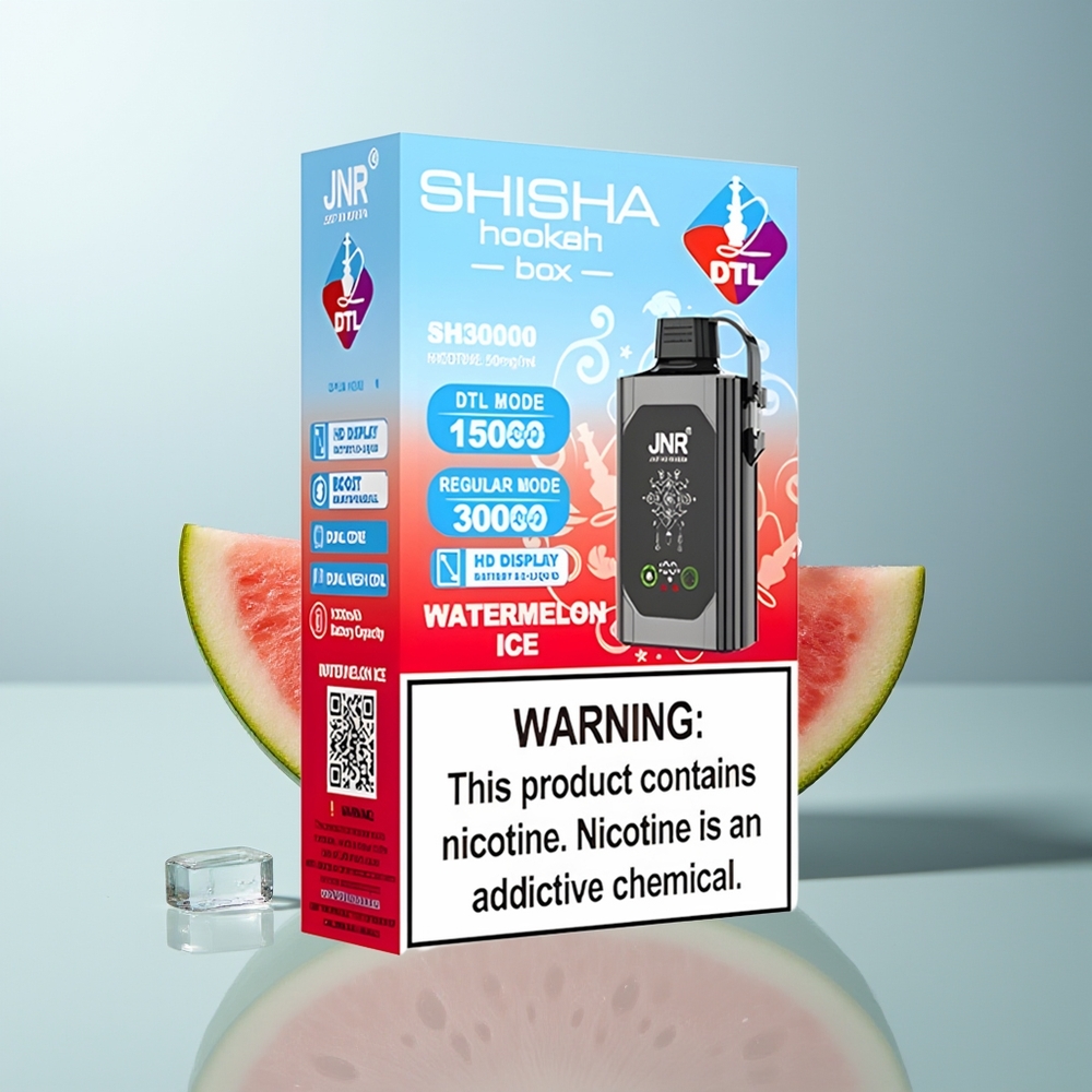 Wholesale Canada JNR Shisha Hookah Box 20500 Puffs 25ml Watermelon Ice