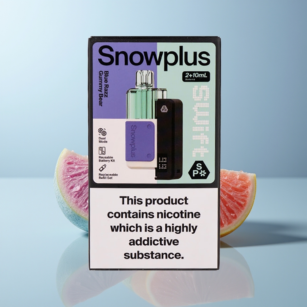 Wholesale Canada Snowplus Swift 5000 Puffs Dual Mesh Blue Razz Gummy Bear