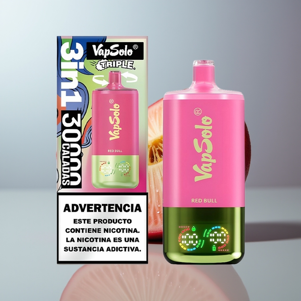 Wholesale Canada VapSolo Triple 30000 Puffs 40ml Red Bull