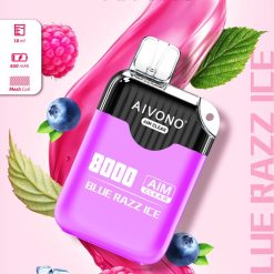 Aivono AIM CLEAR 8000 Blue Razz Ice RBX2X202 - Aivono Vape Review
