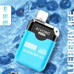 Aivono AIM CLEAR 8000 Blueberry Ice RBX2X206 - Aivono Vape Review