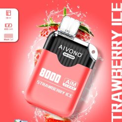 Aivono AIM CLEAR 8000 Strawberry Ice RBX2X205 - Aivono Vape