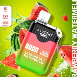 Aivono AIM CLEAR 8000 Strawberry Watermelon RBX2X208 - Aivono Canada
