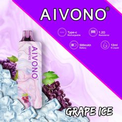 Aivono AIM GUN 7000 Grape Ice RBX2X102 - Aivono Vape Review