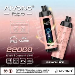 Aivono Fatpro 22000 Peach Ice RBX2X5 - Aivono Vape