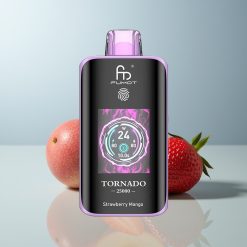 Wholesale Canada Fumot Tornado 25000 Puffs HD Screen Rechargeable Strawberry Mango