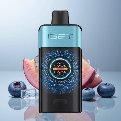 Wholesale Canada IGET ONE 12000 Puffs 2700 mAh Large Curved Color Screen Blueberry Ice Disposable Vape