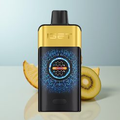 Wholesale Canada IGET ONE 12000 Puffs 2700 mAh Large Curved Color Screen Kiwi Pineapple